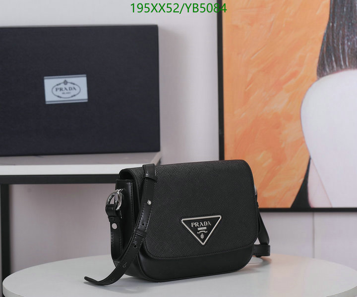 Prada Bag-(Mirror)-Diagonal-,Code: YB5084,$: 195USD