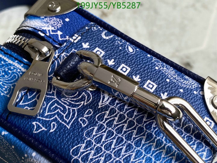 LV Bags-(Mirror)-Petite Malle-,Code: YB5287,$: 199USD