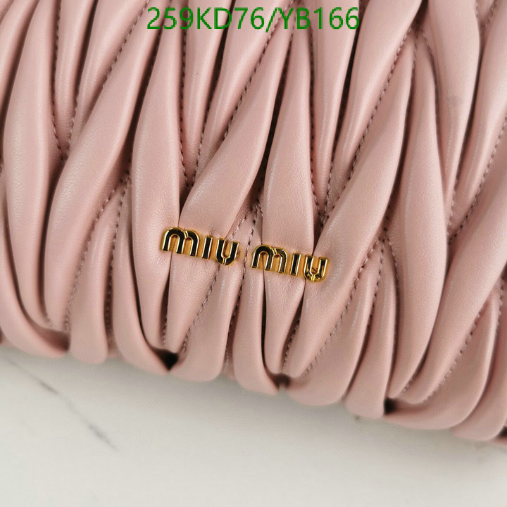 Miu Miu Bag-(Mirror)-Diagonal-,Code: YB166,$: 259USD