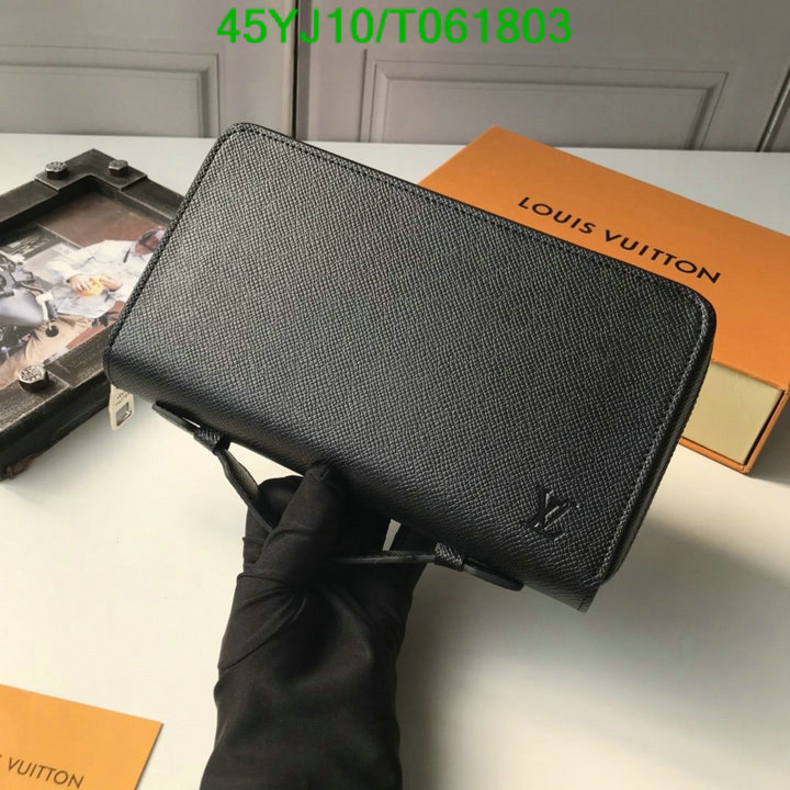 LV Bags-(4A)-Wallet-,Code: T061803,$: 45USD