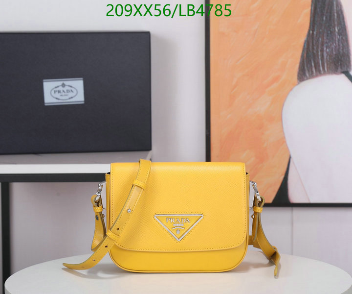 Prada Bag-(Mirror)-Diagonal-,Code: LB4785,$: 209USD