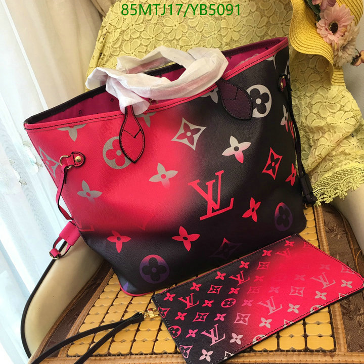 LV Bags-(4A)-Neverfull-,Code: YB5091,$: 85USD