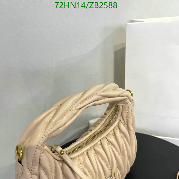 Miu Miu Bag-(4A)-Diagonal-,Code: ZB2588,$: 72USD