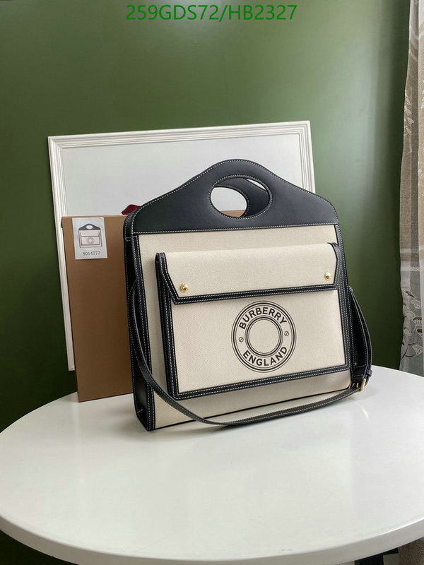 Burberry Bag-(Mirror)-Handbag-,Code: HB2327,$: 259USD