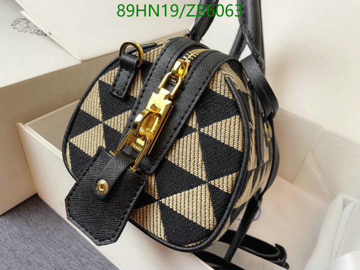 Prada Bag-(4A)-Handbag-,Code: ZB6063,$: 89USD