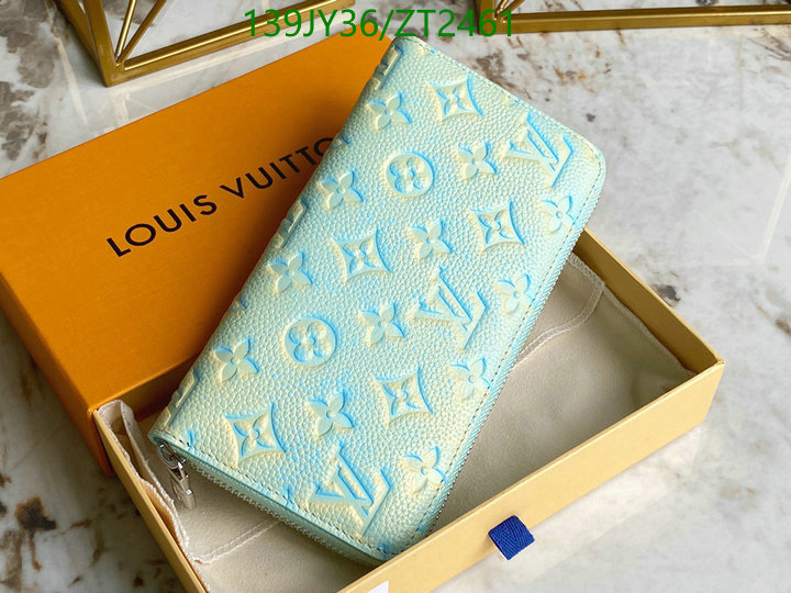 LV Bags-(Mirror)-Wallet-,Code: ZT2461,$: 139USD