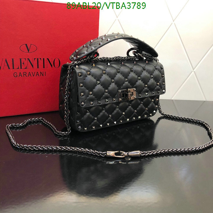 Valentino Bag-(4A)-Rockstud Spike-,Code: VTBA3789,$: 89USD