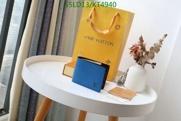 LV Bags-(Mirror)-Wallet-,Code: KT4940,$: 55USD