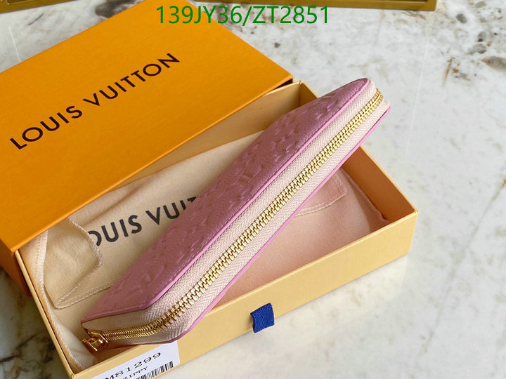 LV Bags-(Mirror)-Wallet-,Code: ZT2851,$: 139USD