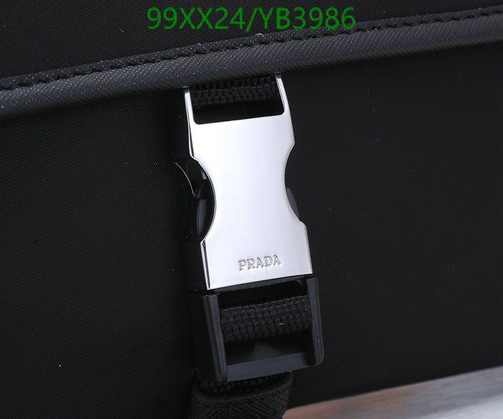 Prada Bag-(Mirror)-Clutch-,Code: YB3986,$: 99USD