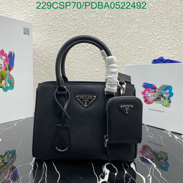 Prada Bag-(Mirror)-Handbag-,Code: PDBA0522492,$: 229USD