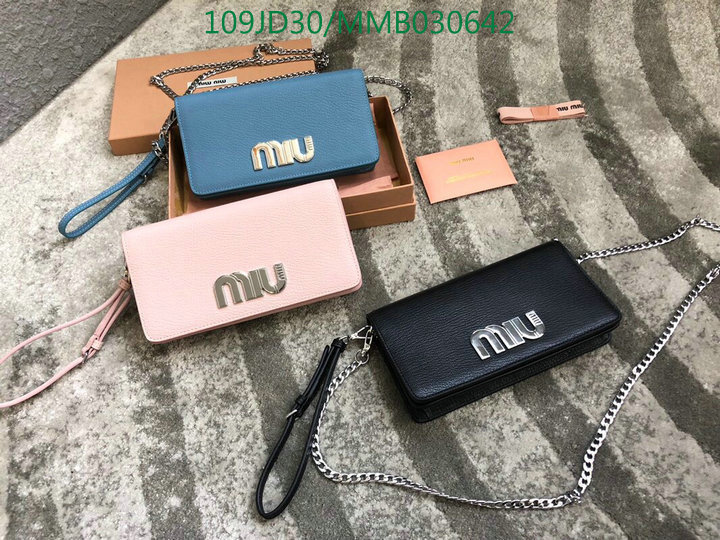 Miu Miu Bag-(Mirror)-Wallet-,Code: MMB030642,$:109USD