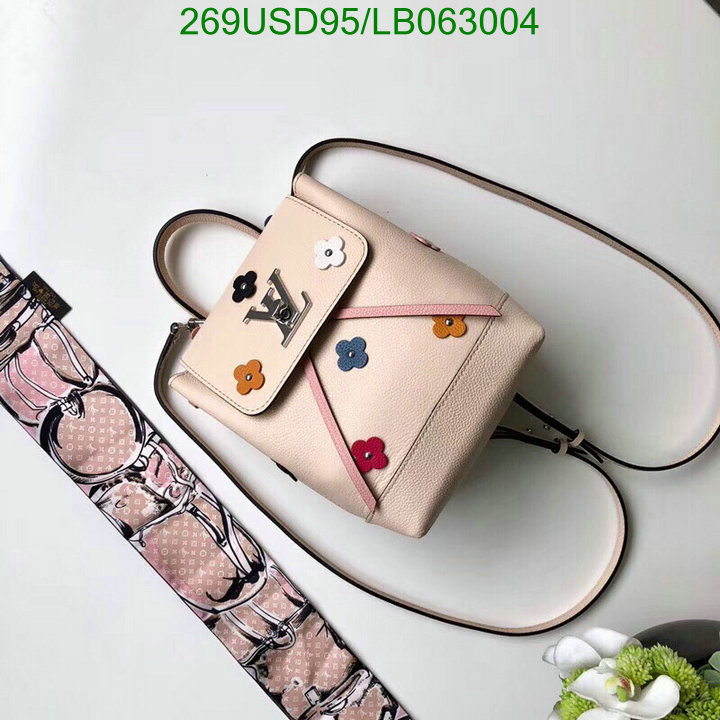 LV Bags-(Mirror)-Backpack-,Code: LB063004,$: 269USD