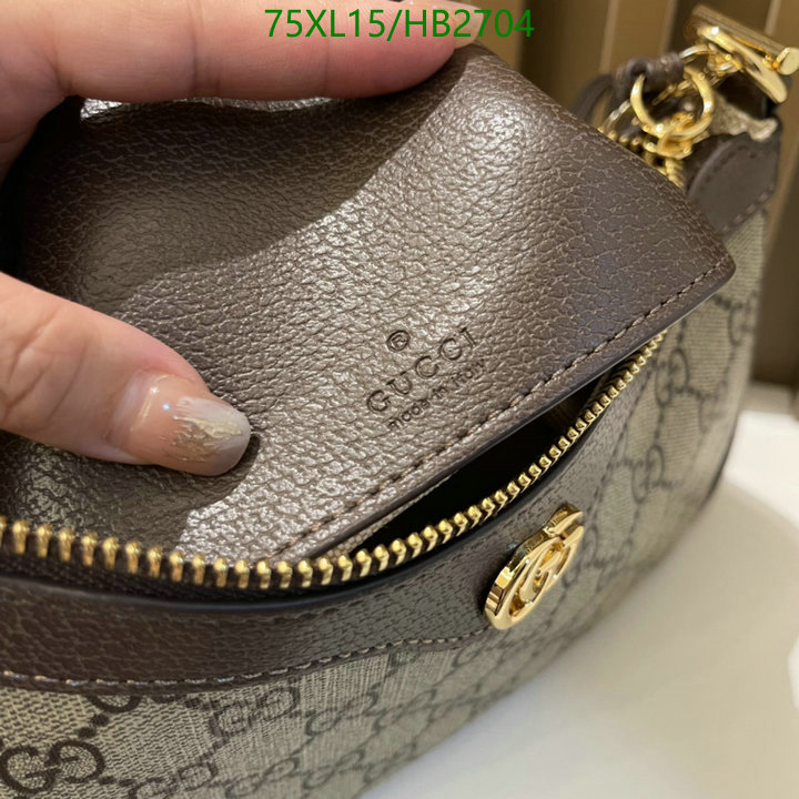 Gucci Bag-(4A)-Diagonal-,Code: HB2704,$: 75USD