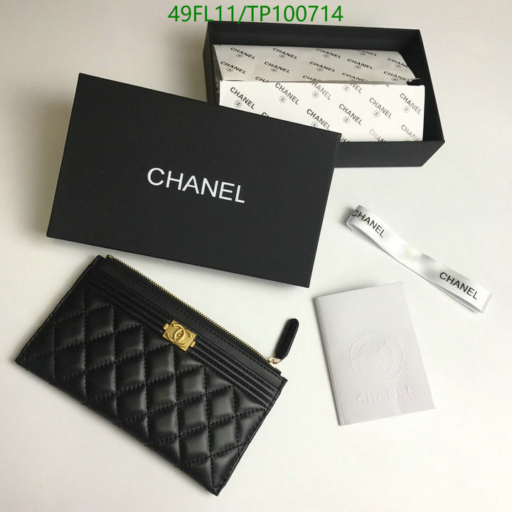 Chanel Bags ( 4A )-Wallet-,Code: TP100714,$: 49USD