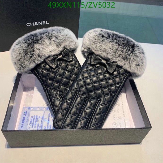 Gloves-Chanel, Code: ZV5032,$: 49USD