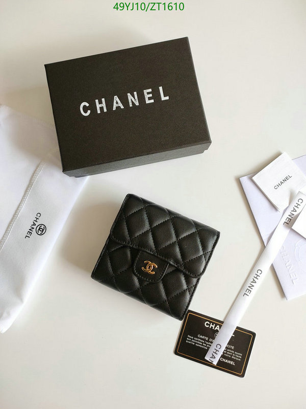 Chanel Bags ( 4A )-Wallet-,Code: ZT1610,$: 49USD