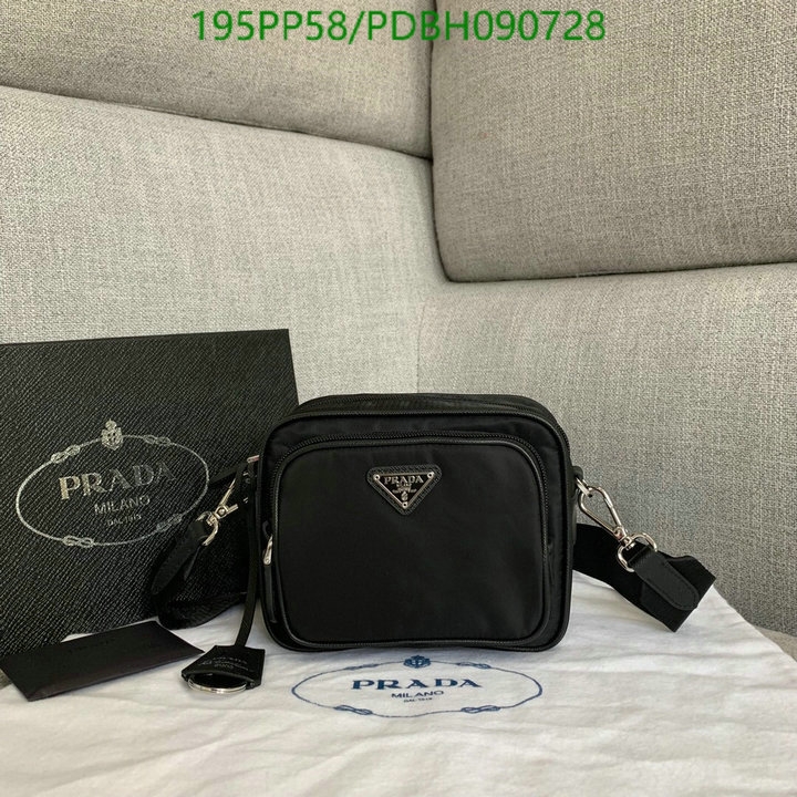 Prada Bag-(Mirror)-Diagonal-,Code:PDBH090728,$:195USD