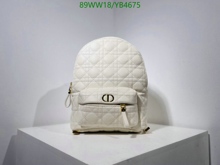 Dior Bags-(4A)-Backpack,Code: YB4675,$: 89USD