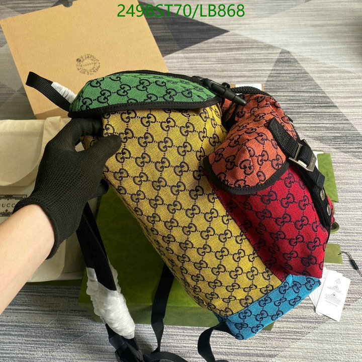 Gucci Bag-(Mirror)-Backpack-,Code: LB868,$: 249USD