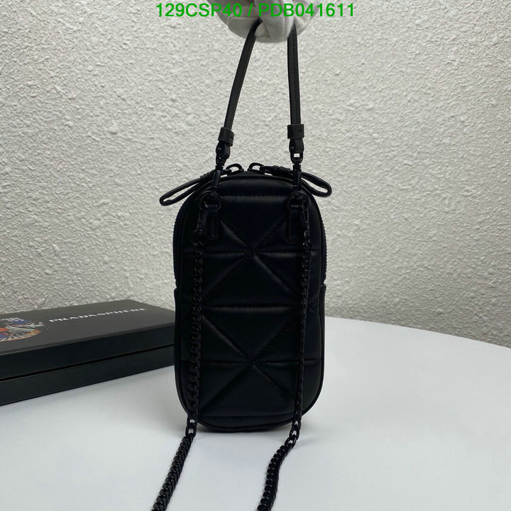 Prada Bag-(Mirror)-Diagonal-,Code: PDB041611,$: 129USD