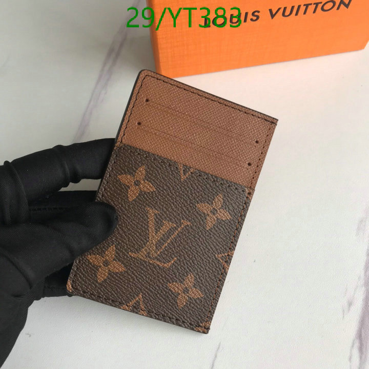 LV Bags-(4A)-Wallet-,Code: YT383,$: 29USD