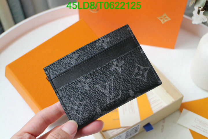 LV Bags-(Mirror)-Wallet-,Code: T0622125,$: 45USD