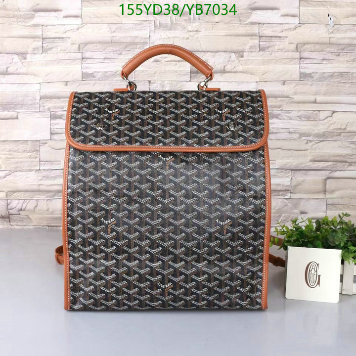 Goyard Bag-(4A)-Backpack-,Code: YB7034,$: 155USD