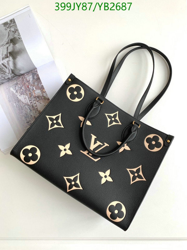 LV Bags-(Mirror)-Handbag-,Code: YB2687,$: 399USD