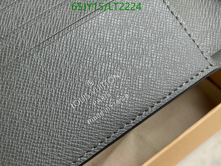 LV Bags-(Mirror)-Wallet-,Code: LT2224,$: 65USD