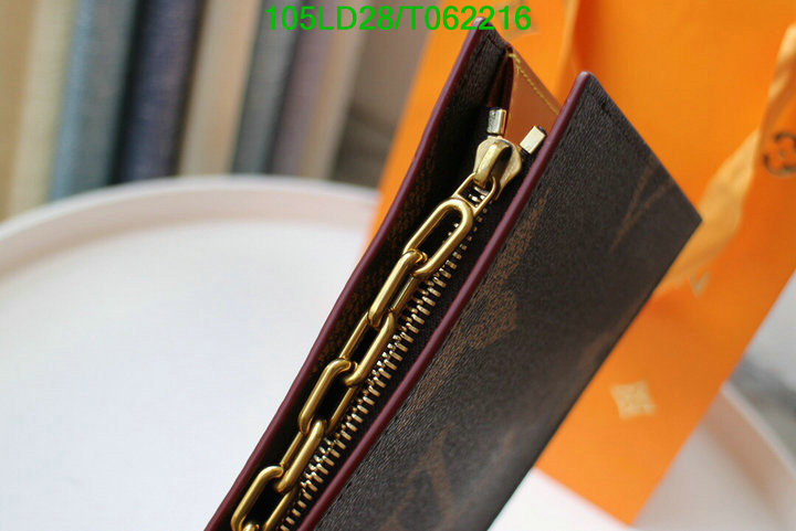 LV Bags-(Mirror)-Wallet-,Code: T062216,$: 105USD