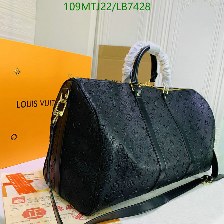 LV Bags-(4A)-Keepall BandouliRe 45-50-,Code: LB7428,$: 109USD