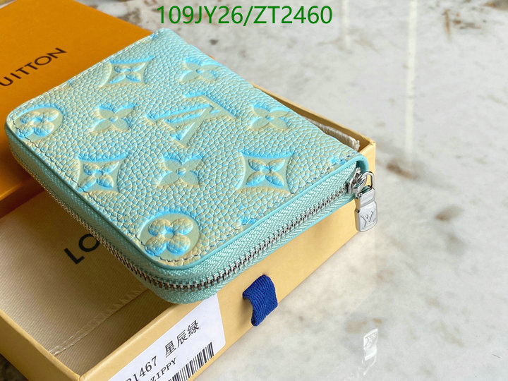 LV Bags-(Mirror)-Wallet-,Code: ZT2460,$: 109USD