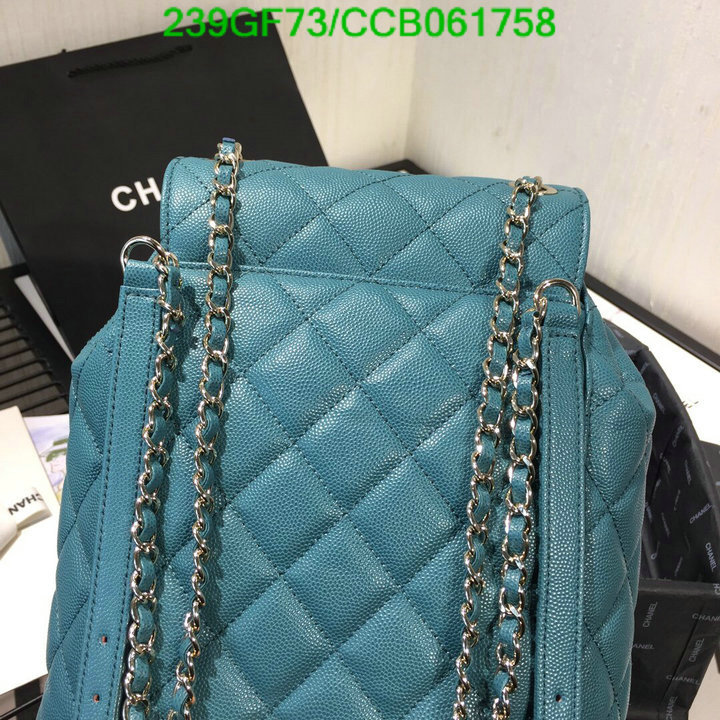 Chanel Bags -(Mirror)-Backpack-,Code: CCB061758,$: 239USD