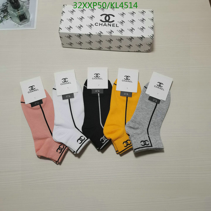 Sock-Chanel,Code: KL4514,$: 32USD