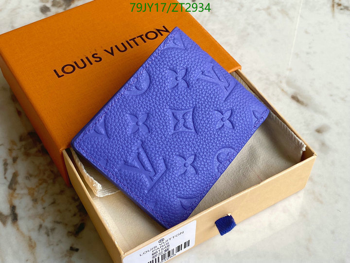 LV Bags-(Mirror)-Wallet-,Code: ZT2934,$: 79USD