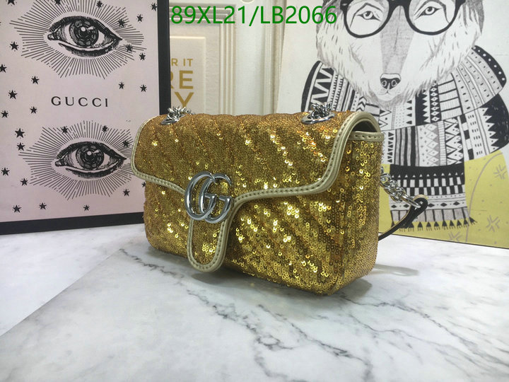 Gucci Bag-(4A)-Marmont,Code: LB2066,$: 89USD
