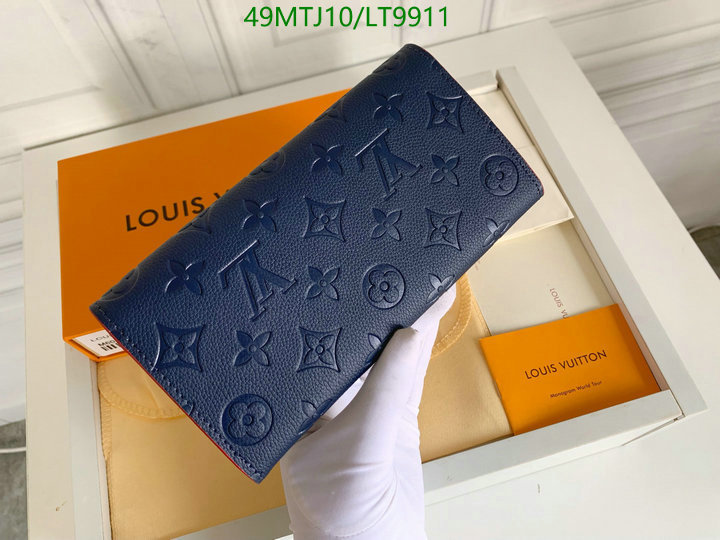 LV Bags-(4A)-Wallet-,Code: LT9911,$: 49USD