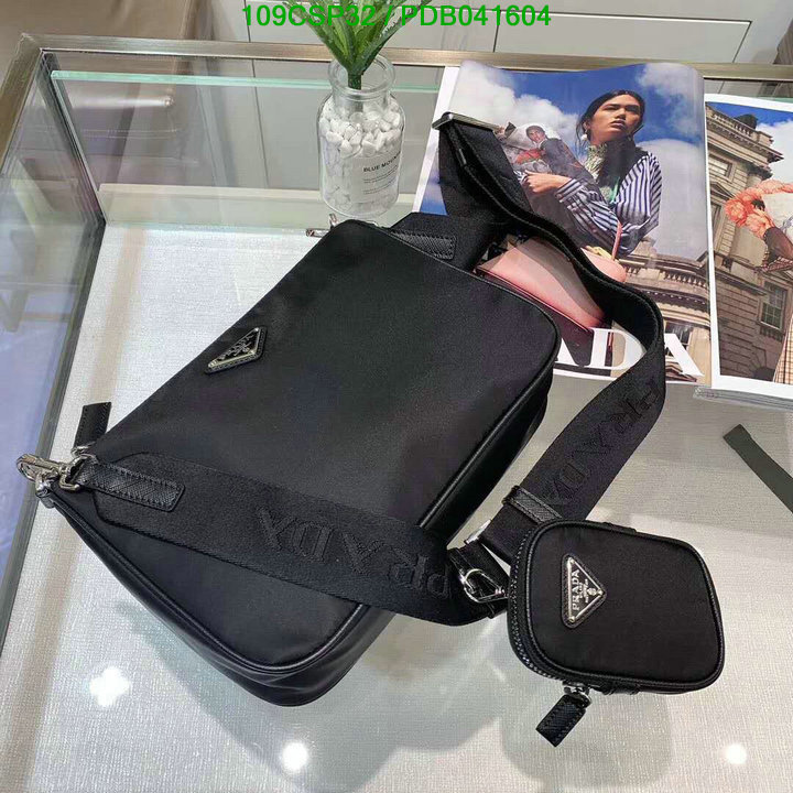 Prada Bag-(Mirror)-Diagonal-,Code: PDB041604,$: 109USD