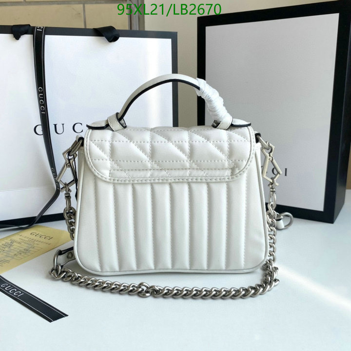 Gucci Bag-(4A)-Marmont,Code: LB2670,$: 95USD