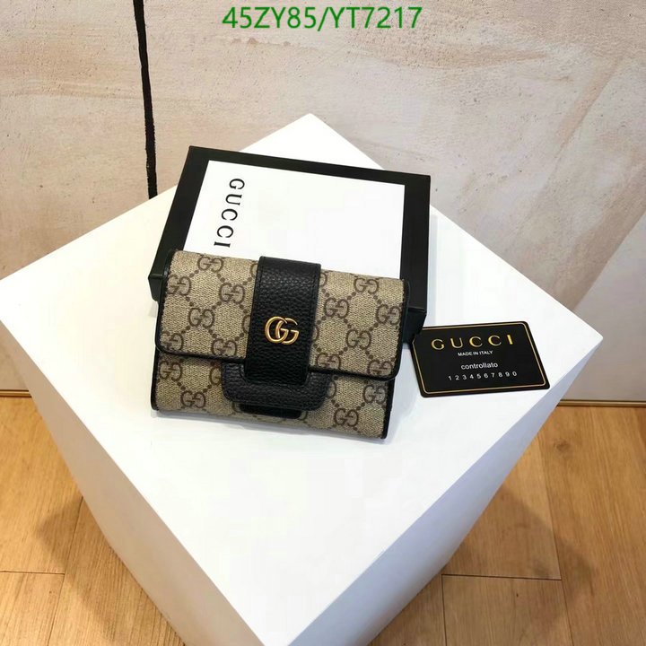 Gucci Bag-(4A)-Wallet-,Code: YT7217,$: 45USD