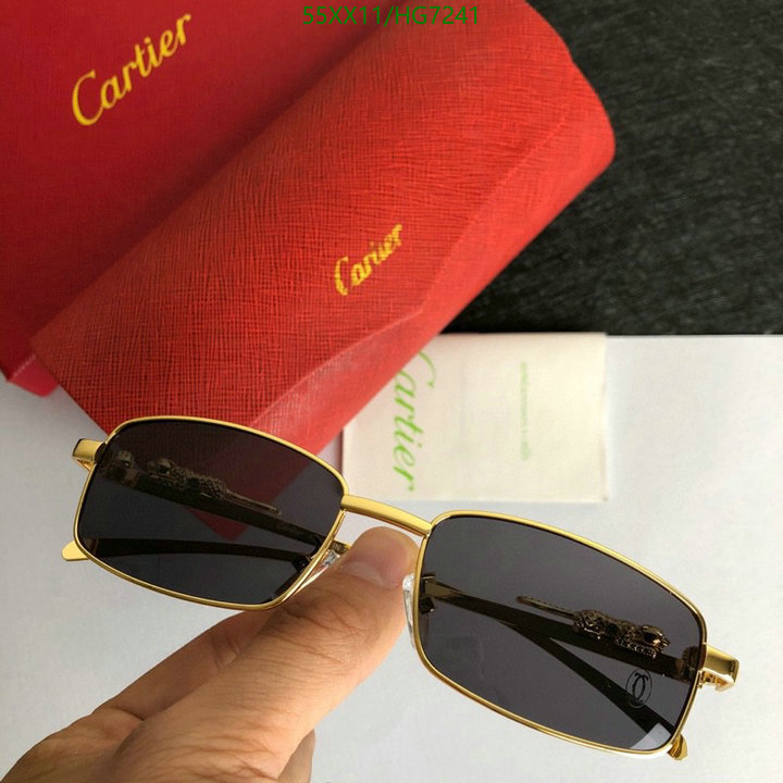 Glasses-Cartier, Code: HG7241,$: 55USD