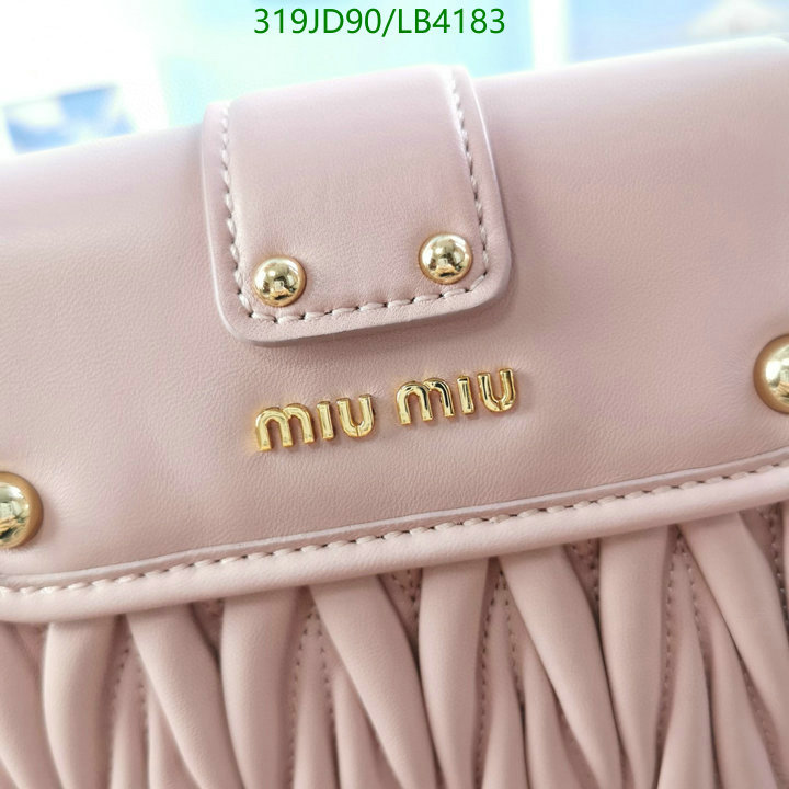 Miu Miu Bag-(Mirror)-Handbag-,Code: LB4183,$: 319USD