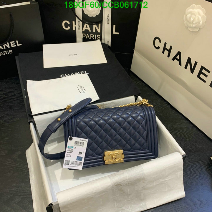 Chanel Bags -(Mirror)-Le Boy,Code: CCB061712,$: 189USD