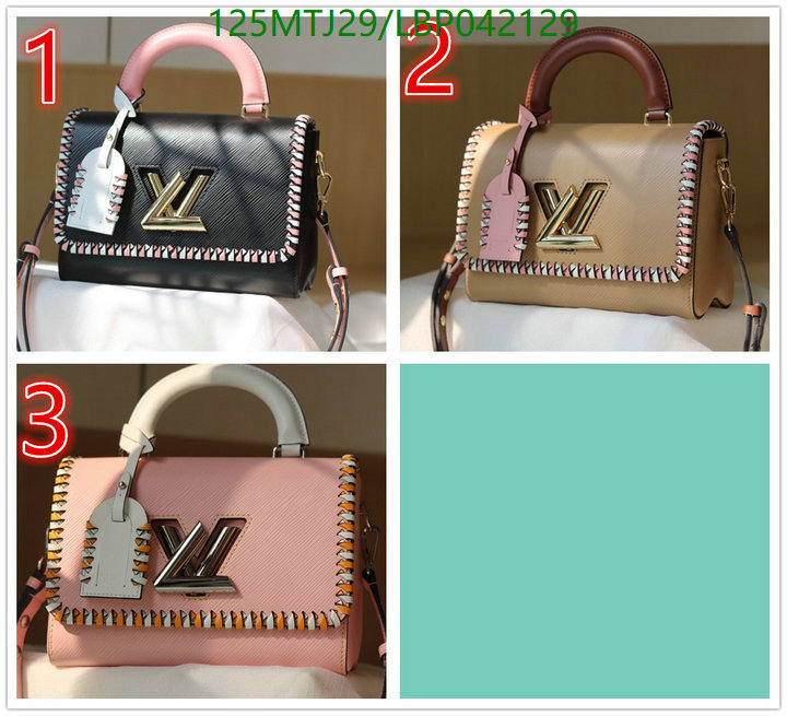 LV Bags-(4A)-Handbag Collection-,Code: LBP042129,$: 125USD