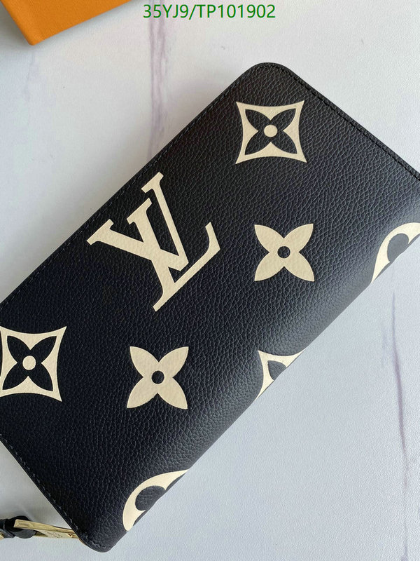 LV Bags-(4A)-Wallet-,Code: TP101902,$: 39USD