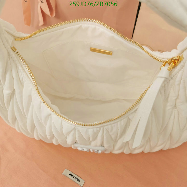 Miu Miu Bag-(Mirror)-Handbag-,Code: ZB7056,$: 259USD