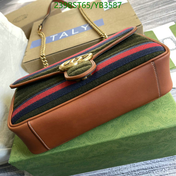 Gucci Bag-(Mirror)-Marmont,Code: YB3587,$: 239USD