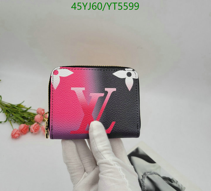 LV Bags-(4A)-Wallet-,Code: YT5599,$: 45USD