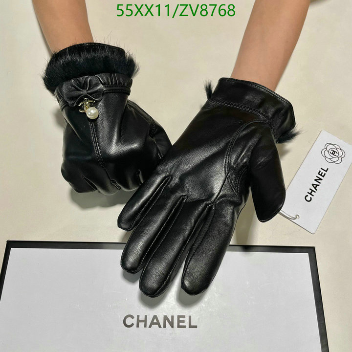 Gloves-Chanel, Code: ZV8768,$: 55USD